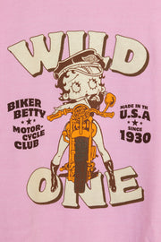 Daisy Street Betty Boop Wild One Sweatshirt in Pink