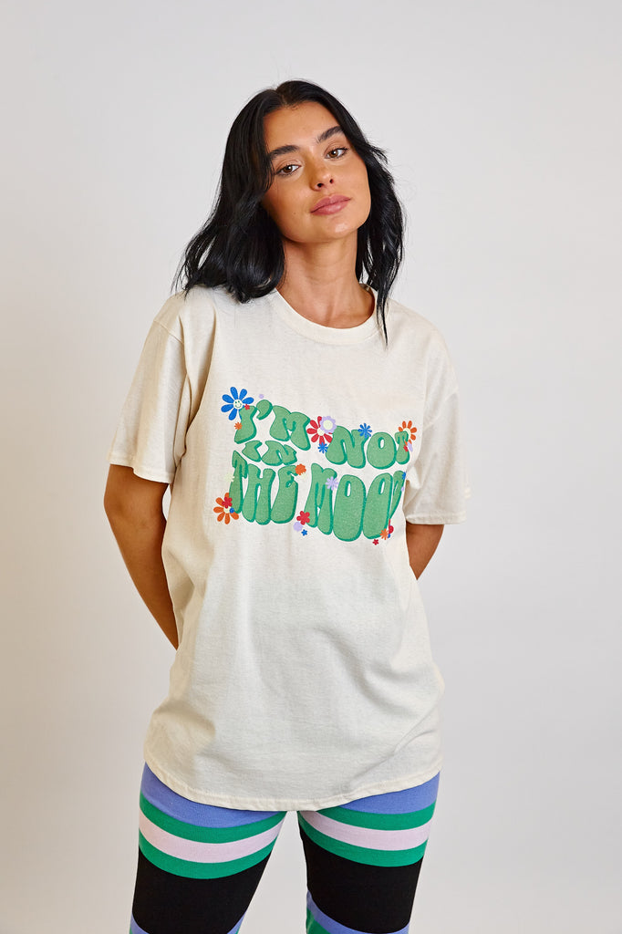 Daisy Street 'Not In The Mood' Slogan T-Shirt