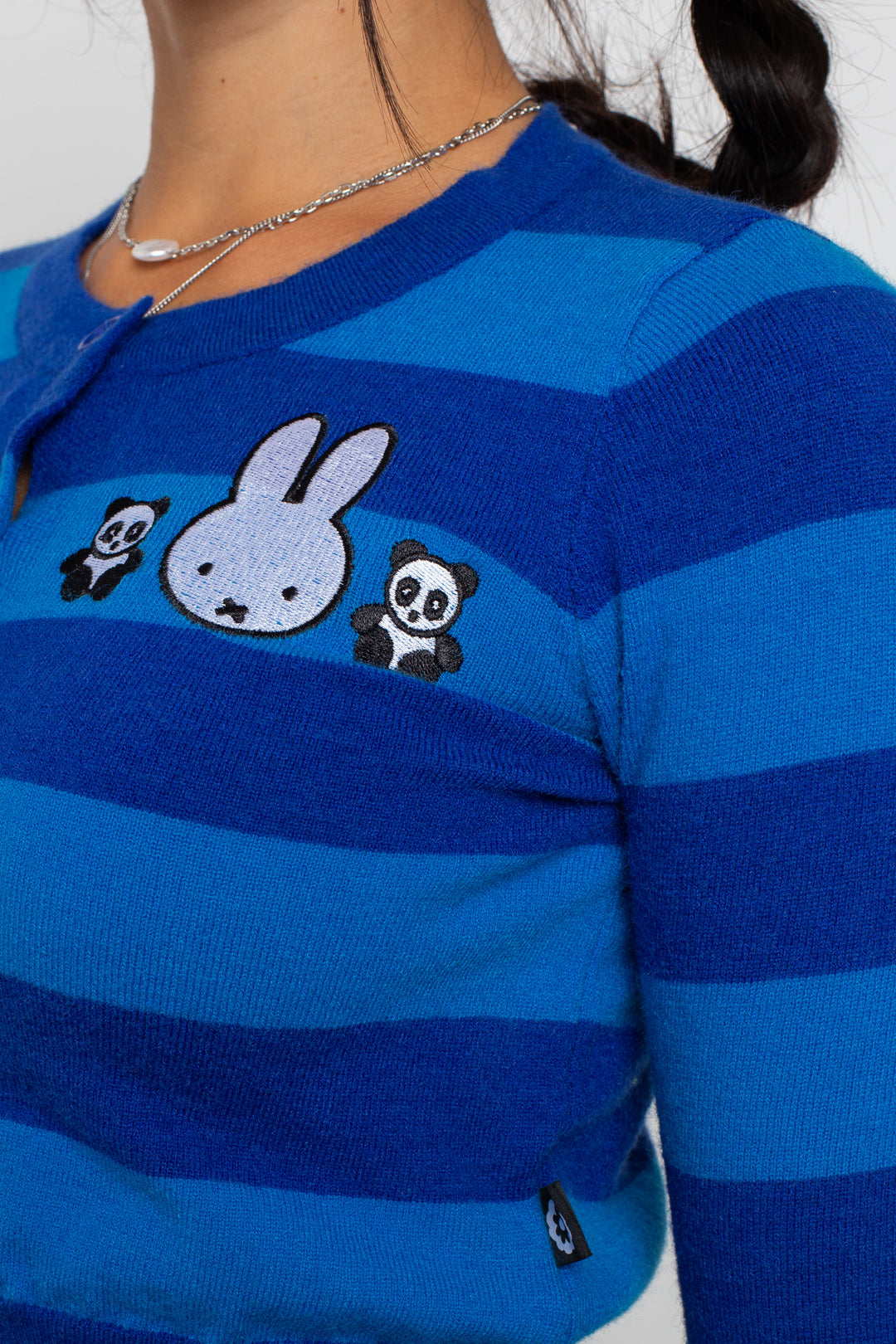 Daisy long sleeve striped cardigan sales