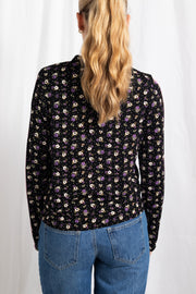 Daisy Street Printed Zip Detail Top