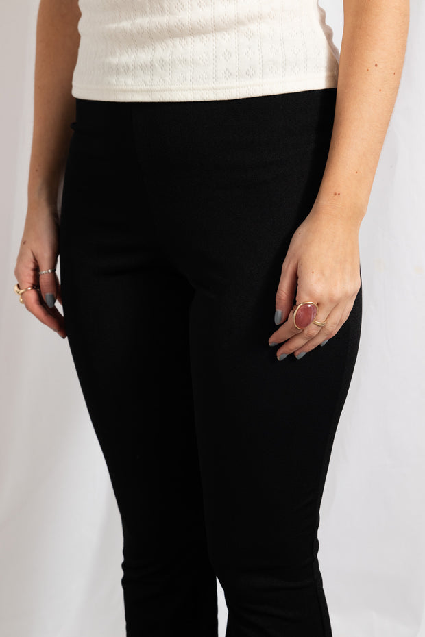 Daisy Street Black Flared Pants