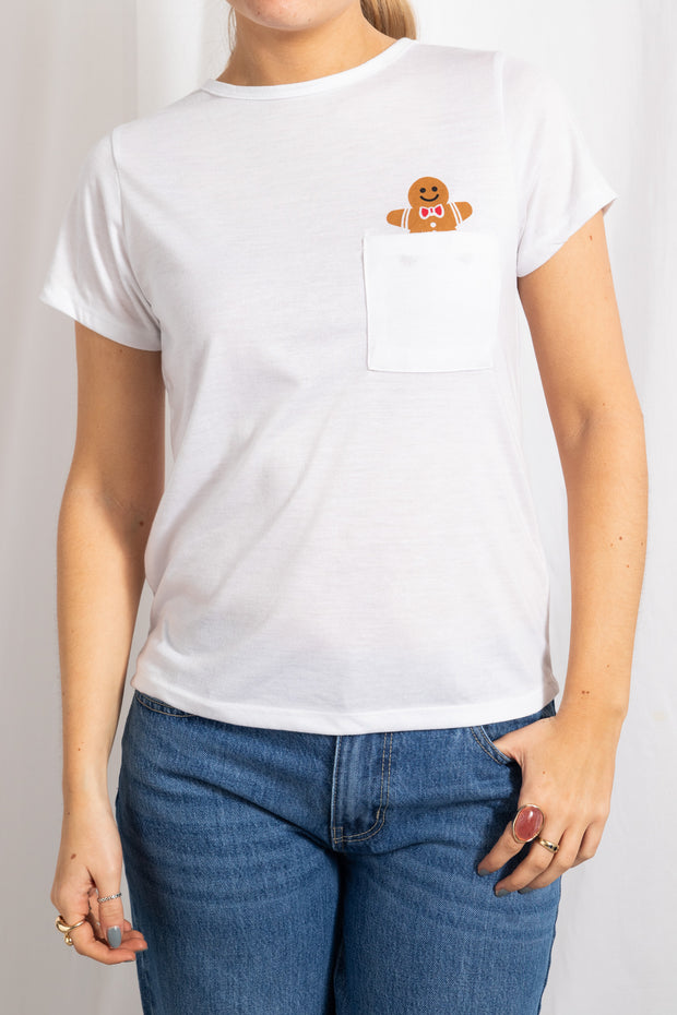 Daisy Street Ginger Bread Man T-Shirt