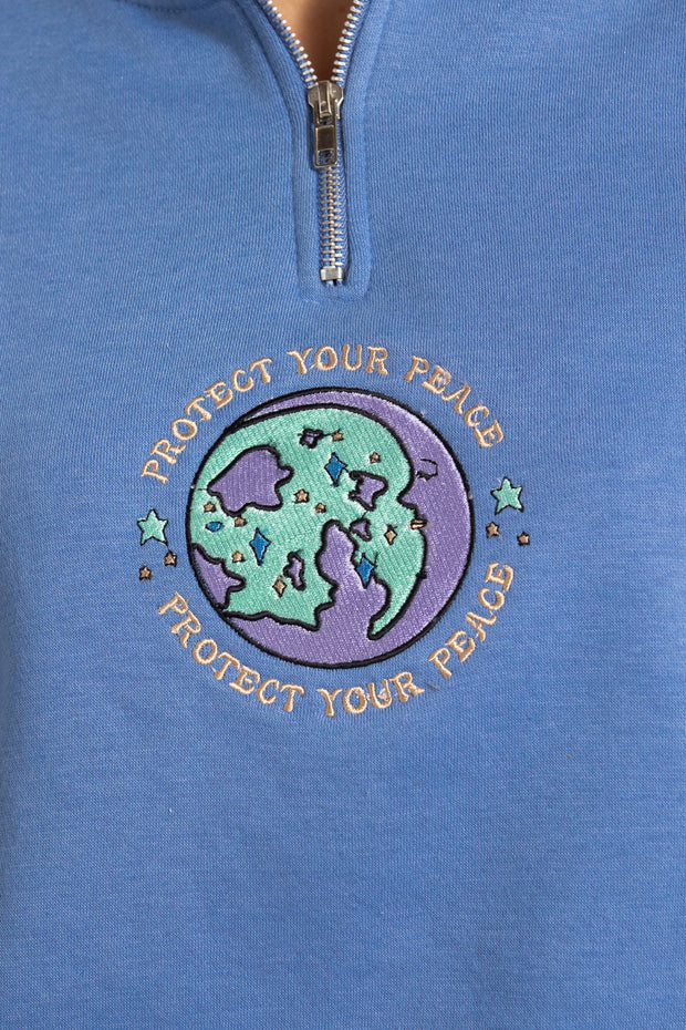 Daisy Street Protect Your Peace Sweatshirt