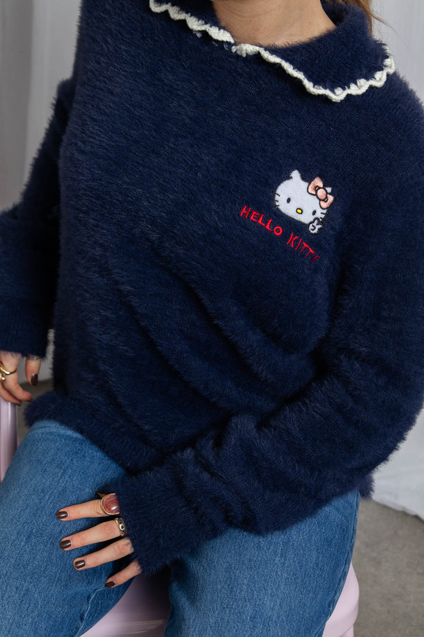 Daisy Street Hello Kitty Brushed Knit Jumper