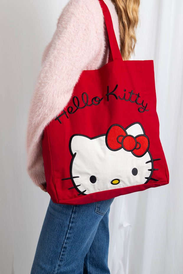 Daisy Street Hello Kitty Red Tote Bag