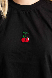 Daisy Street Long Sleeve Cherry Top