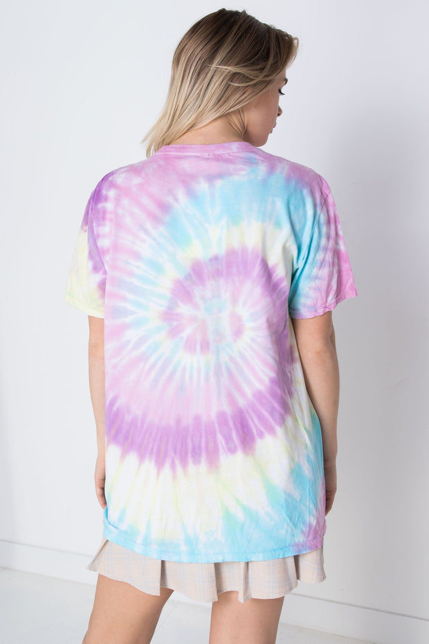 Daisy Street Licensed T-Shirt With Tie-Dye Care Bears Print