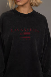 Daisy Street LA Embroidery Sweat