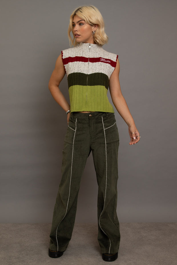 Daisy Street Cord Flared Trousers