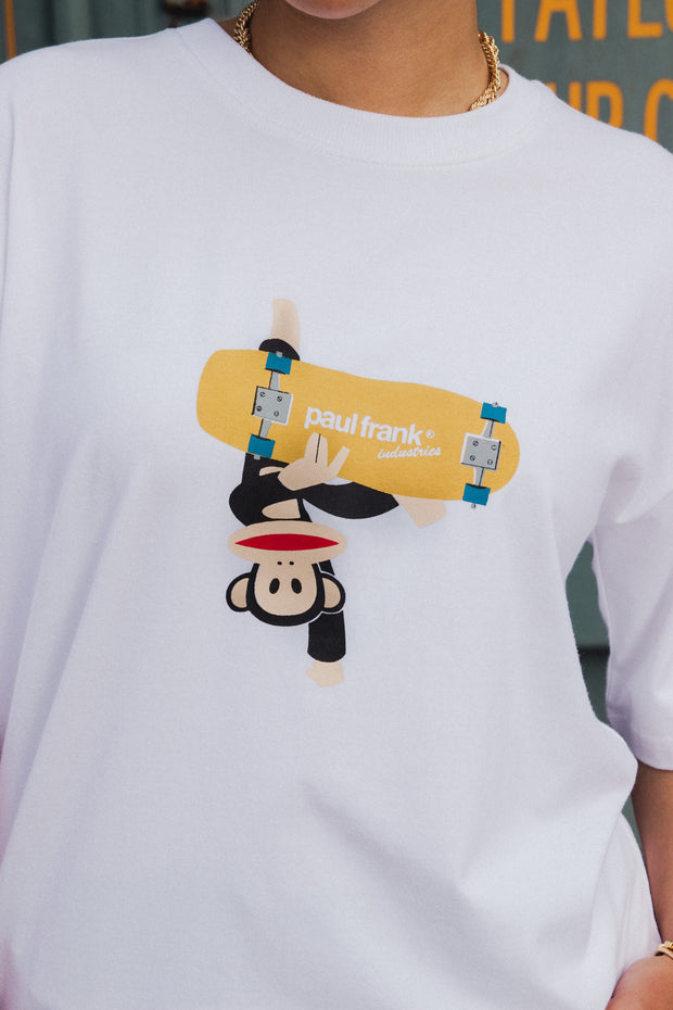 DAISY STREET X PAUL FRANK OVERSIZED SKATEBOARD TEE