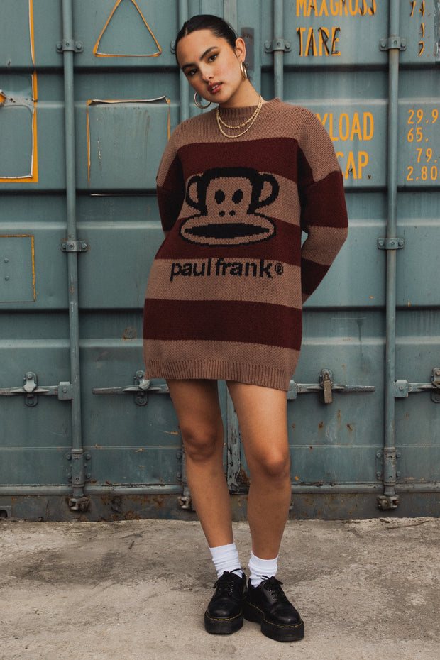 DAISY STREET X PAUL FRANK KNITTED JUMPER DRESS