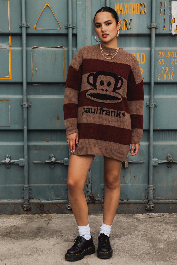 DAISY STREET X PAUL FRANK KNITTED JUMPER DRESS