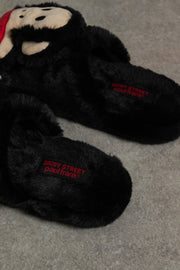 DAISY STREET X PAUL FRANK FLUFFY SLIPPERS