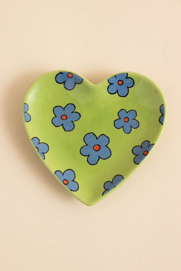 Daisy Street Heart Shaped Trinket Tray