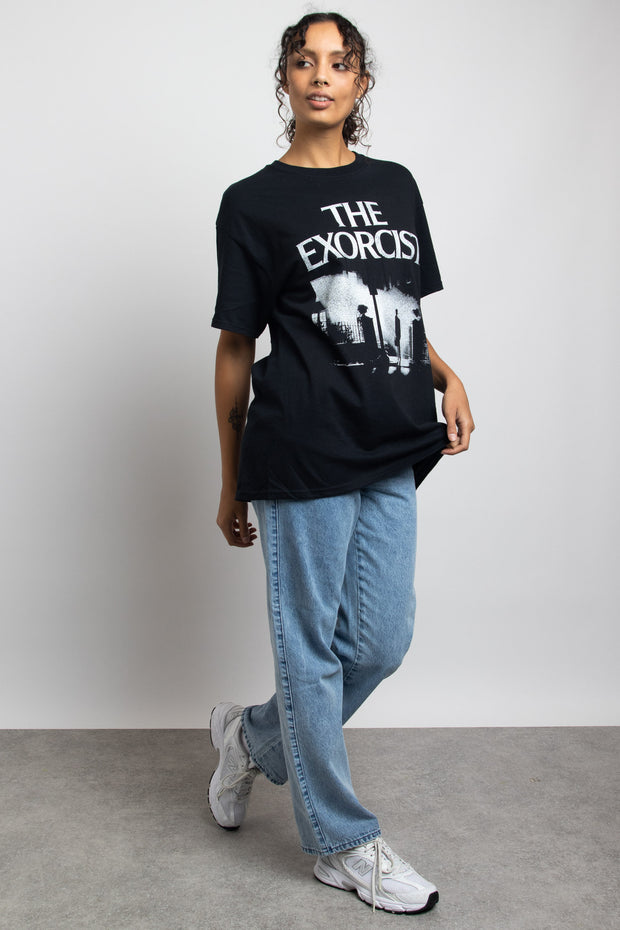 Daisy Street Relaxed T-Shirt with The Exorcist Graphic